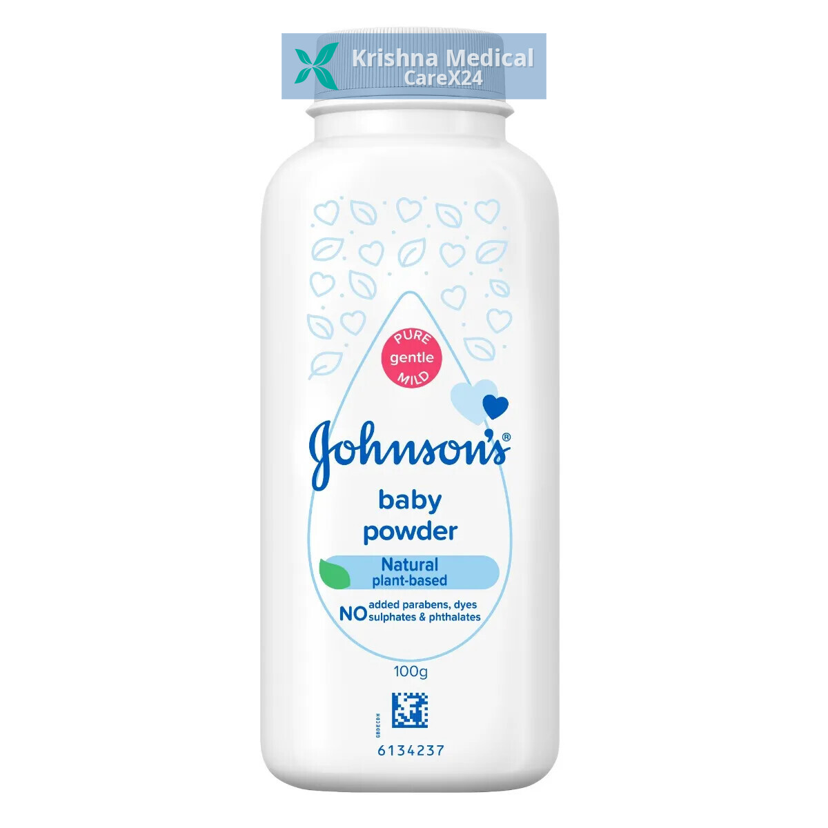 Johnsons Natural Baby Powder