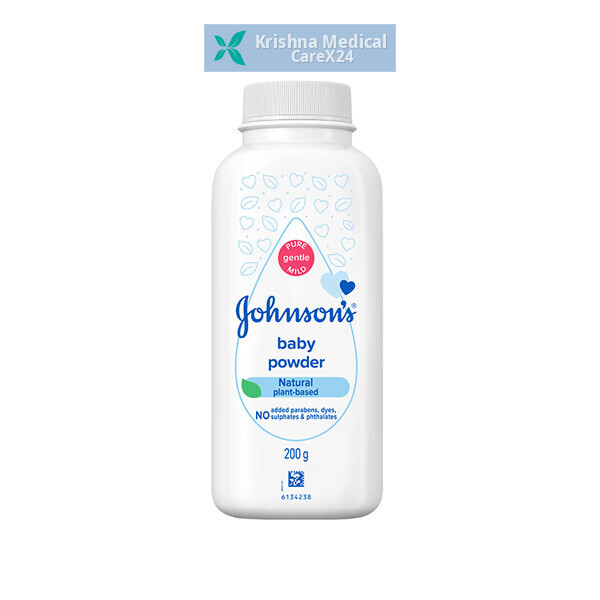 Johnsons Natural Plant Based Baby Powder