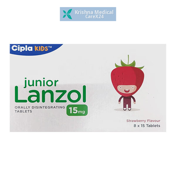 Junior Lanzol 15 Strawberry Tablet