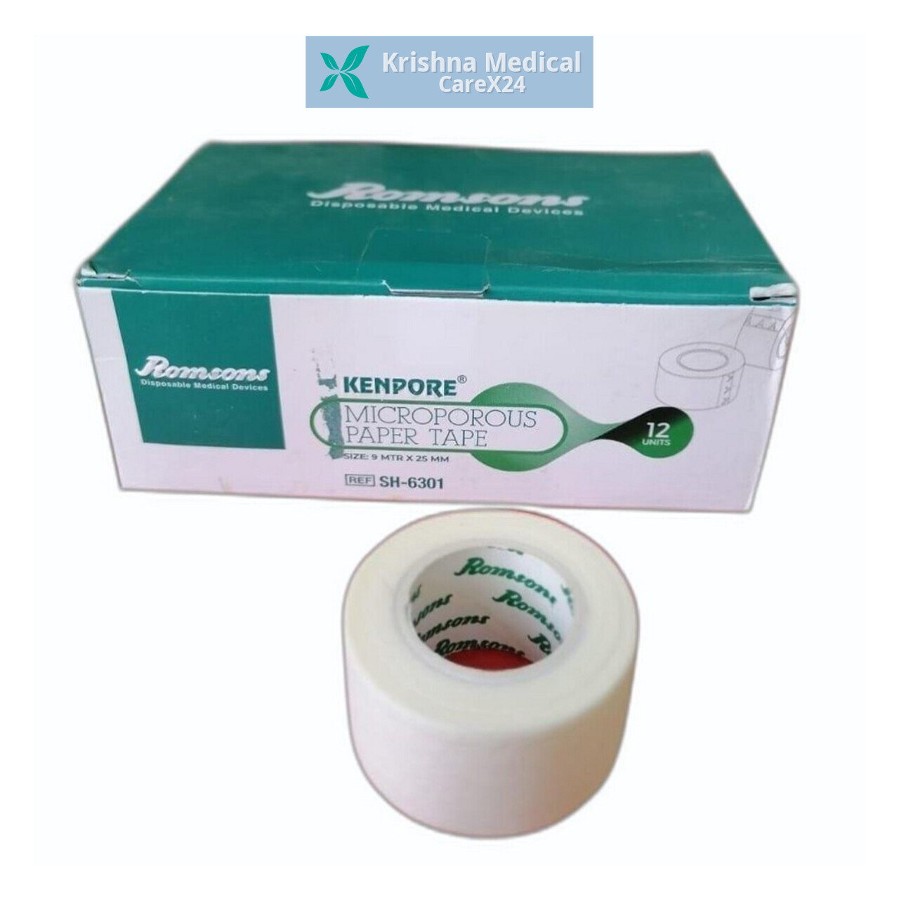 Kenpore Microporous Paper Tape (9mtr X 25mm)(SH-6301)