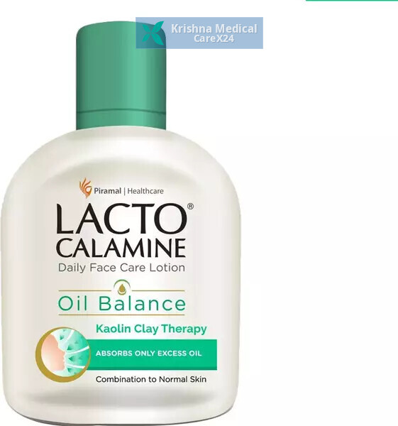 Lacto Calamine Oil Balance Lotion Combination To Normal Skin