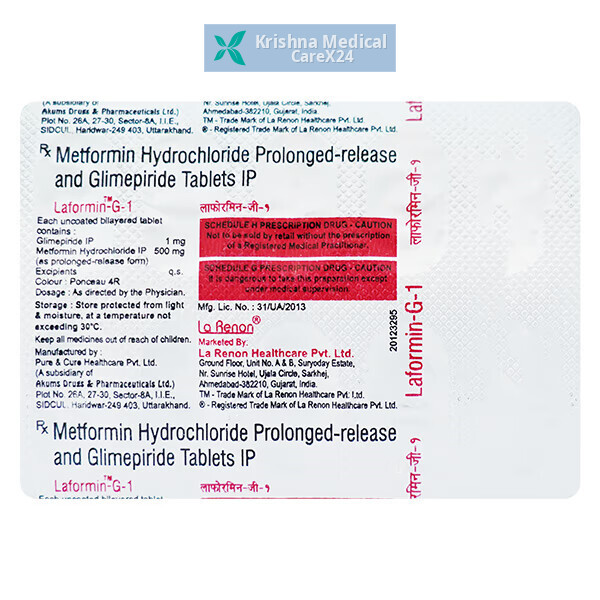 Laformin G 1 Tablet
