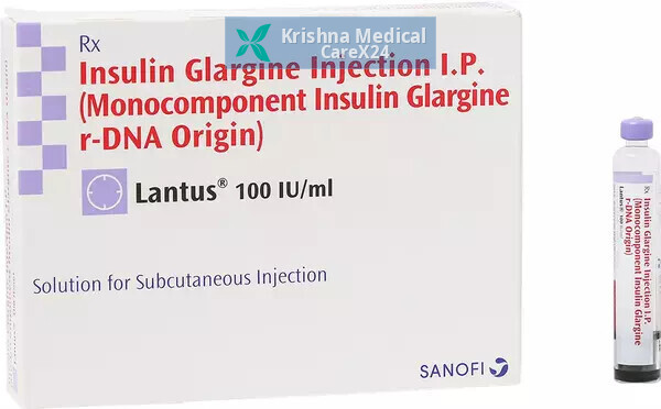 Lantus 100iu/ml Cartridge Injection