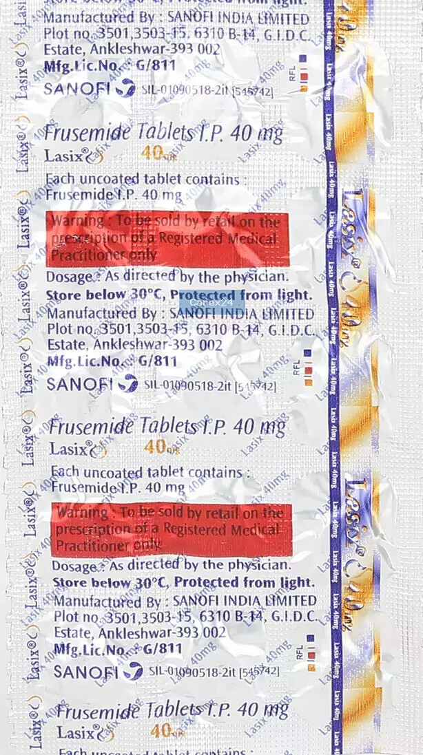 Lasix 40 Tablet