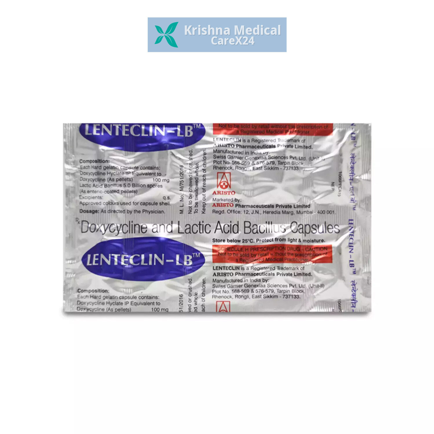 Lenteclin LB 100 Capsule