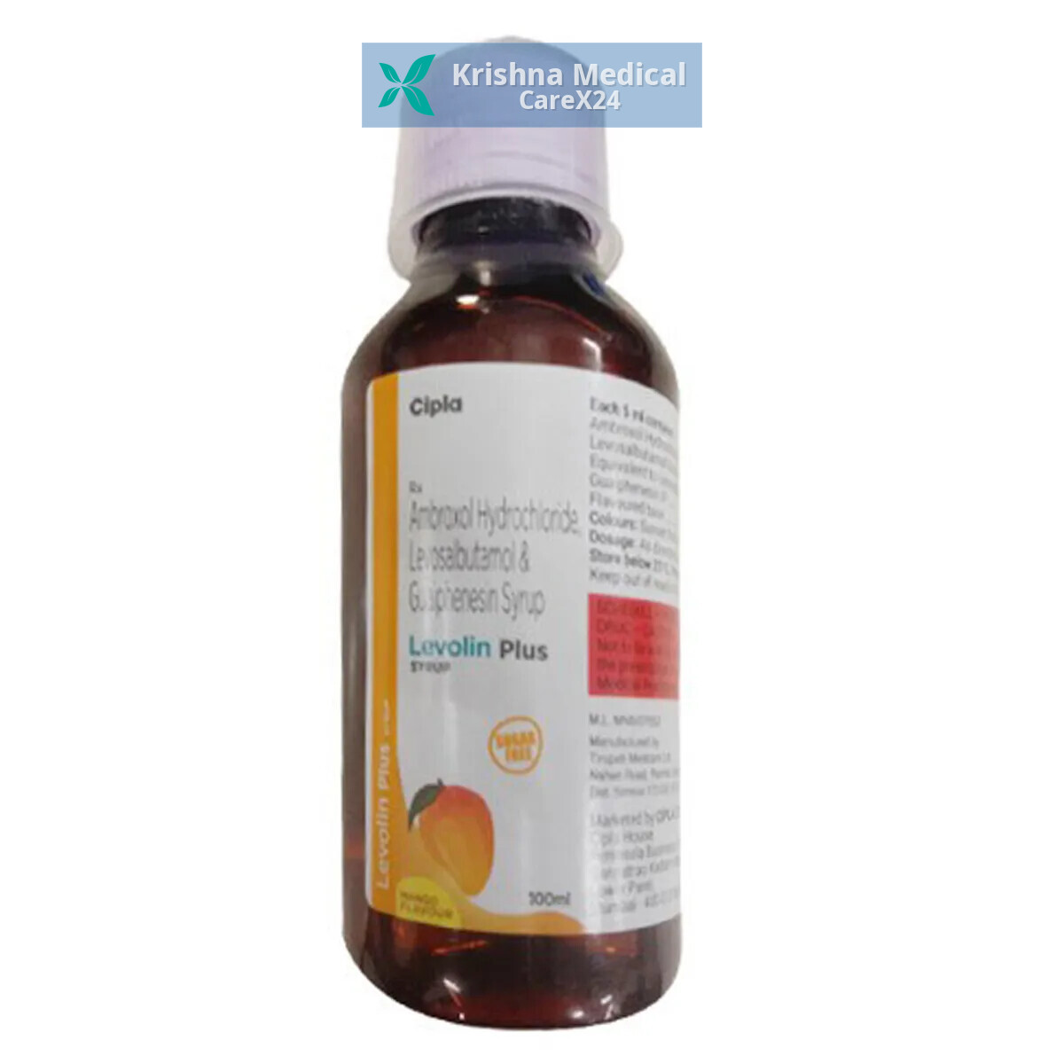Levolin Plus Sugar Free Mango Syrup