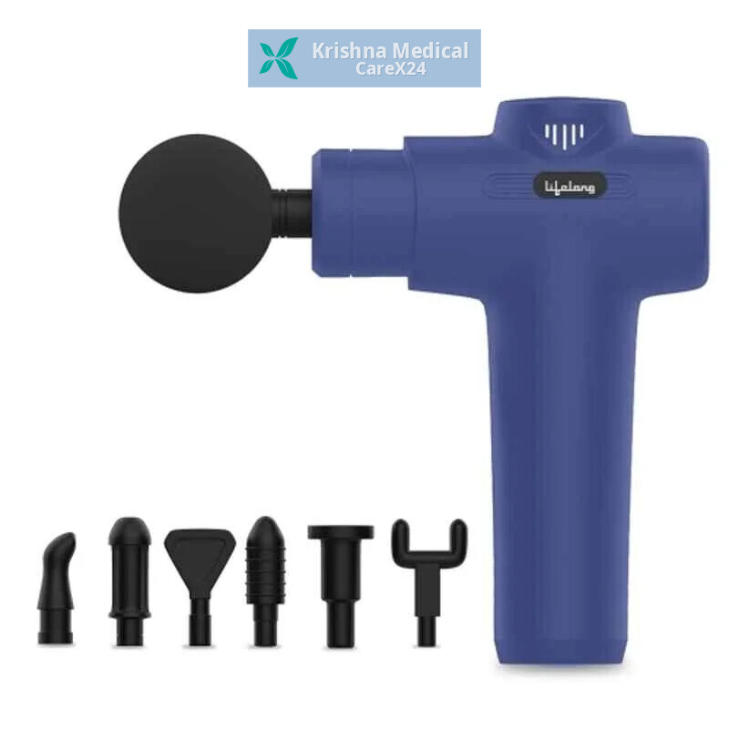 Lifelong Handheld Blue Gun Massager (LLGM117)