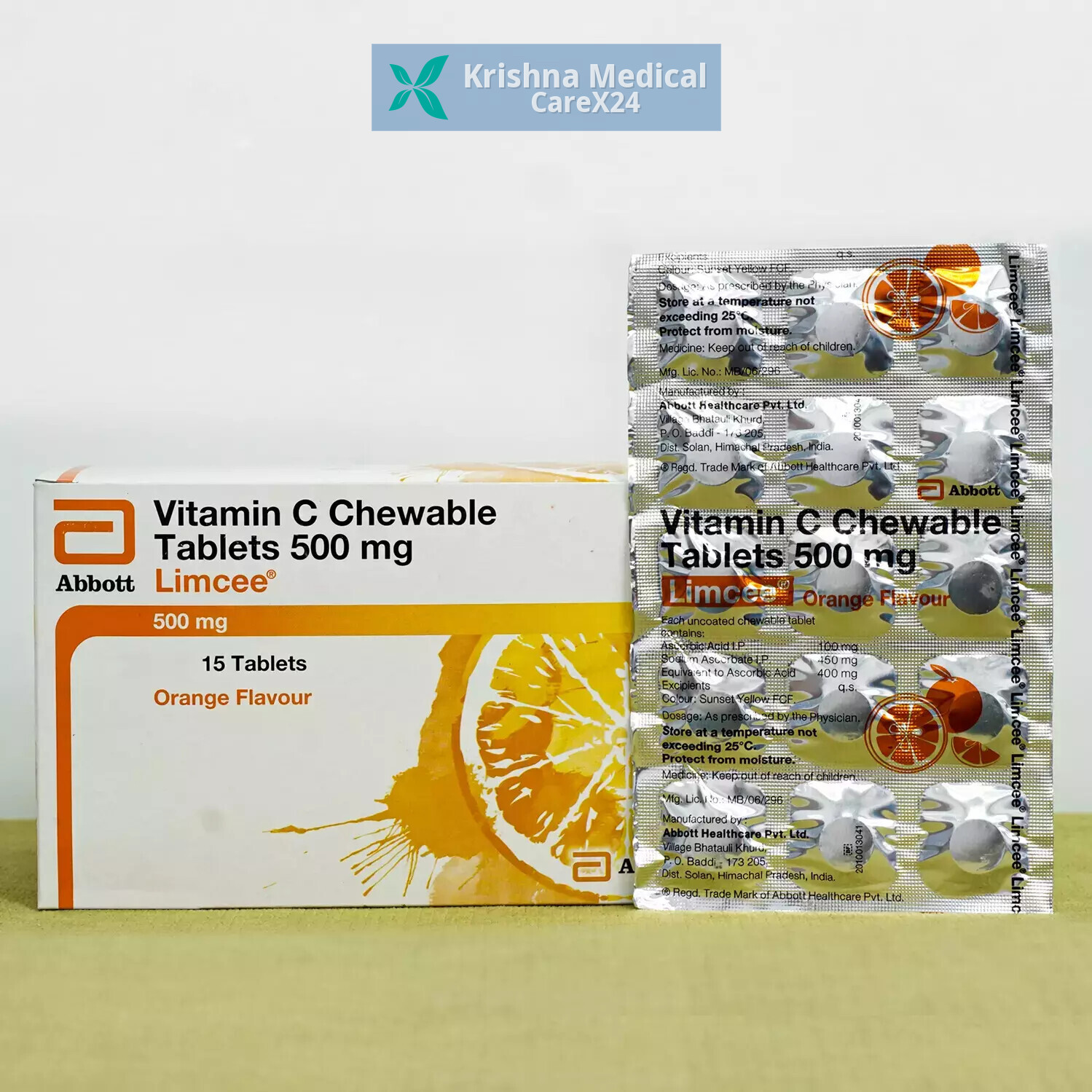 Limcee Orange Chewable Tablet