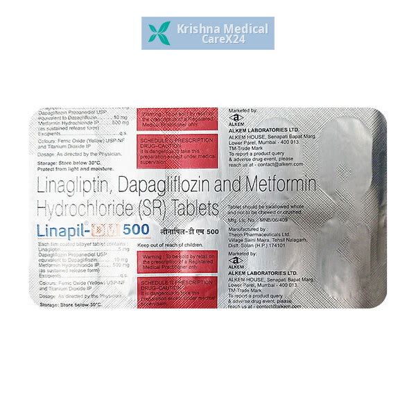 Linapil DM 500 Tablet