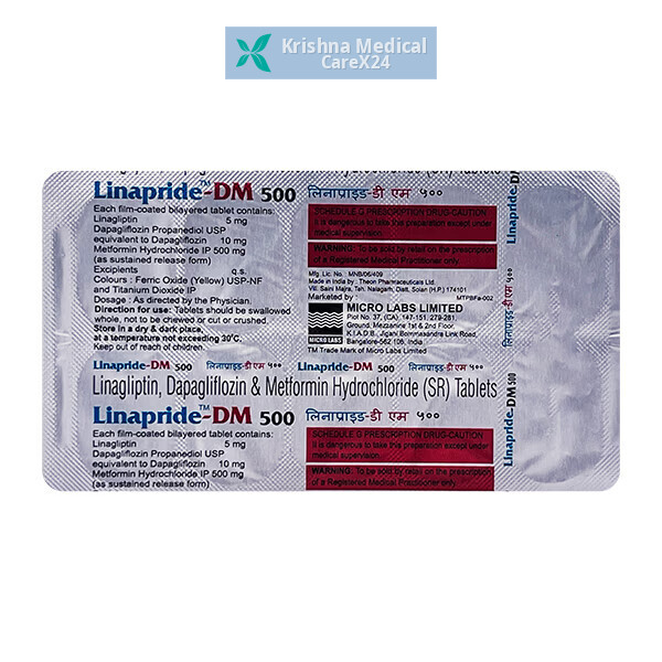 Linapride DM 500 Tablet