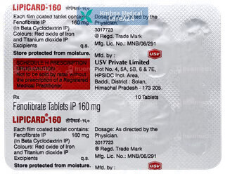 Lipicard 160 Tablet