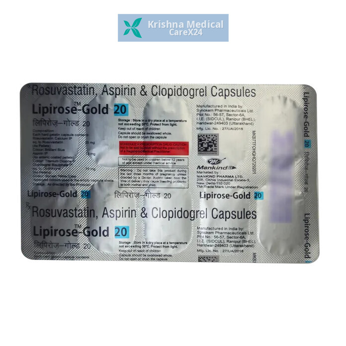 Lipirose Gold 20 Capsule