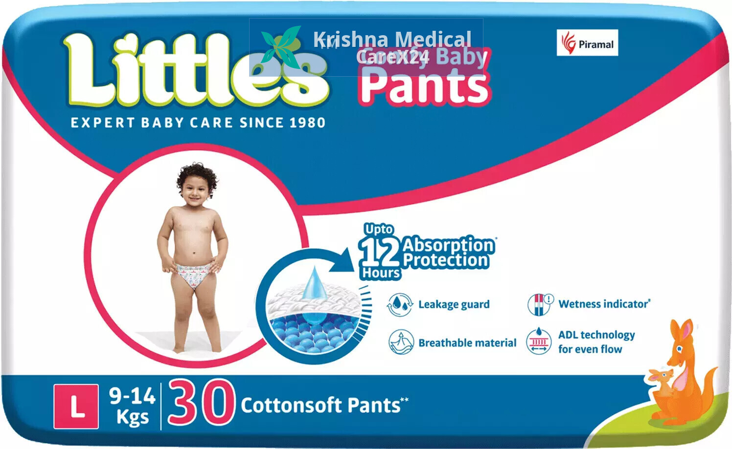 Littles Comfy Baby Pants Large