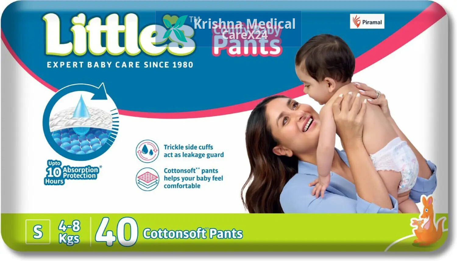 Littles Comfy Baby Pants Small