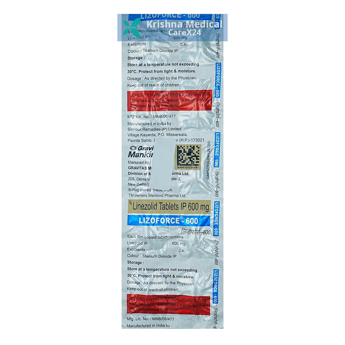 Lizoforce 600 Tablet
