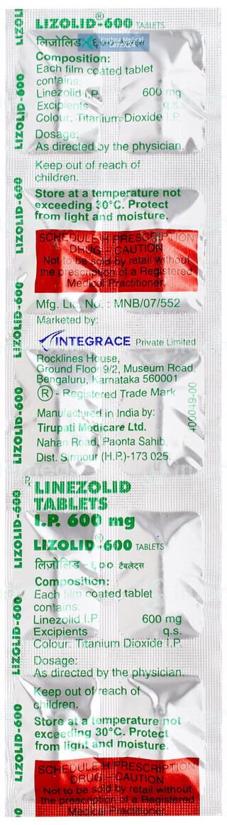Lizolid 600 Tablet