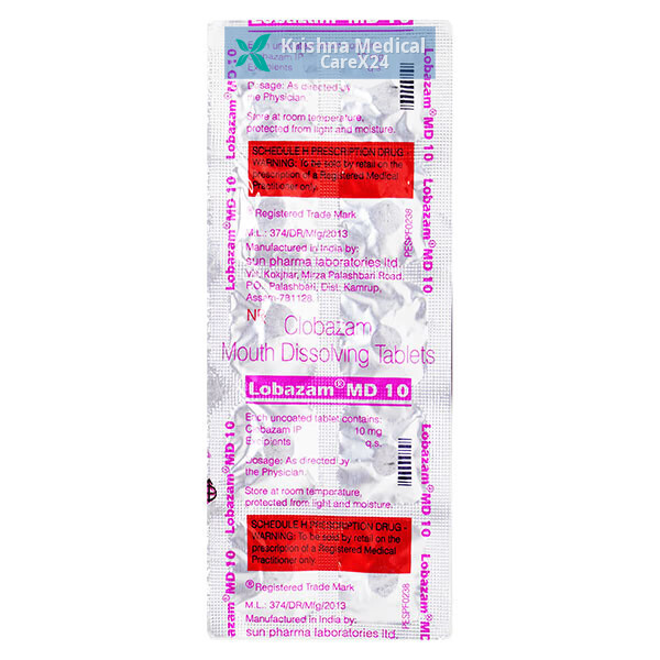 Lobazam MD 10 Tablet