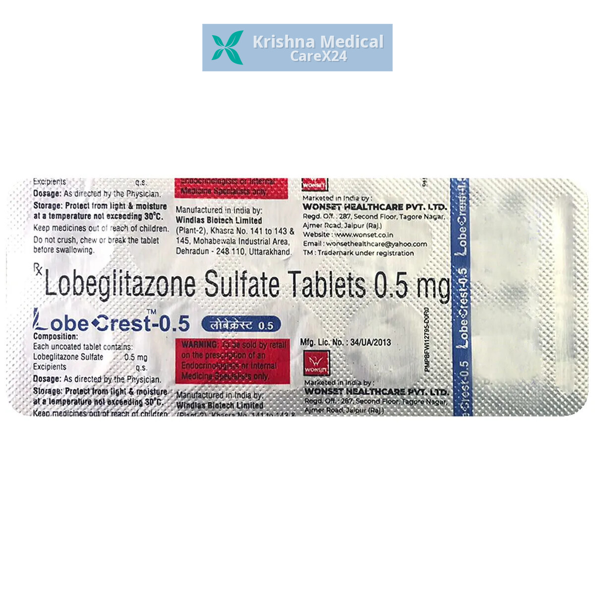 Lobe Crest 0.5 Tablet