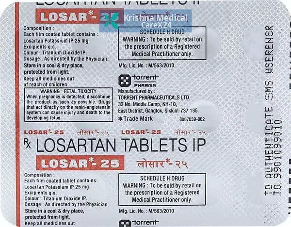Losar 25 Tablet