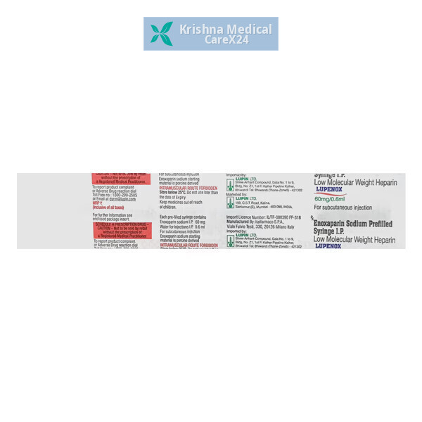 Lupenox 60Mg 1X1 Syringe