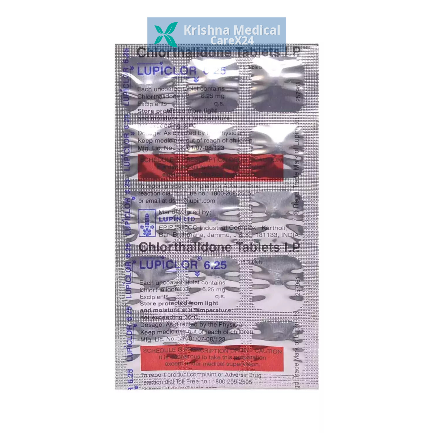 Lupiclor 6.25 Tablet