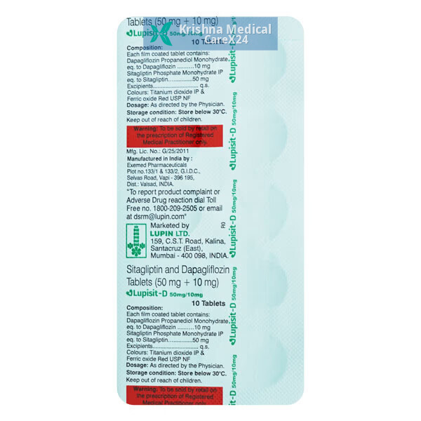 Lupisit D 50/10 Tablet