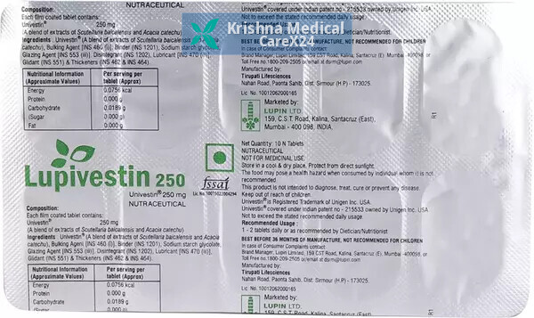 Lupivestin 250 Tablet