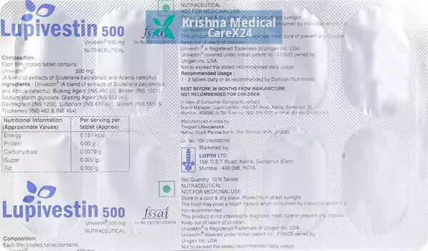 Lupivestin 500 Tablet