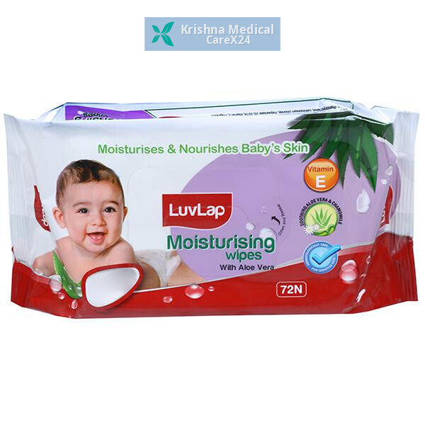 LuvLap Baby Wipes With Aloe Vera