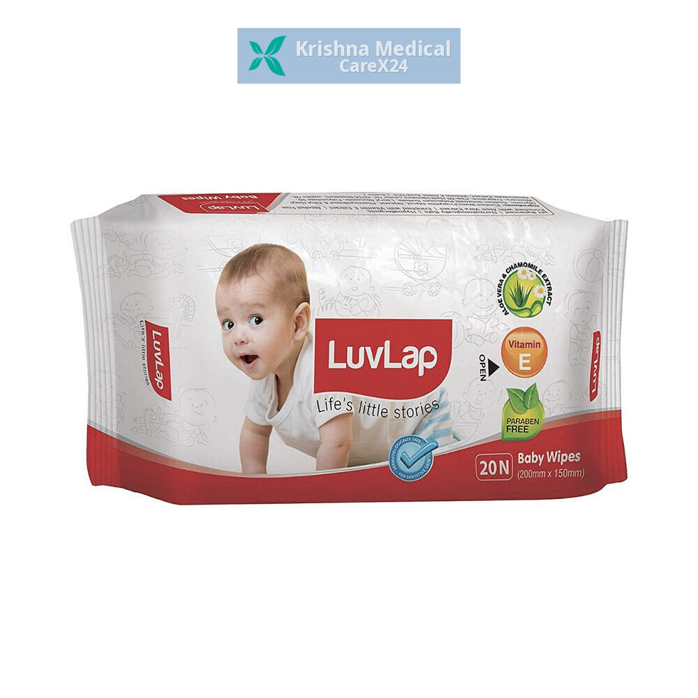 Luvlap Baby Wipes With Aloe Vera And Chamomile Extract