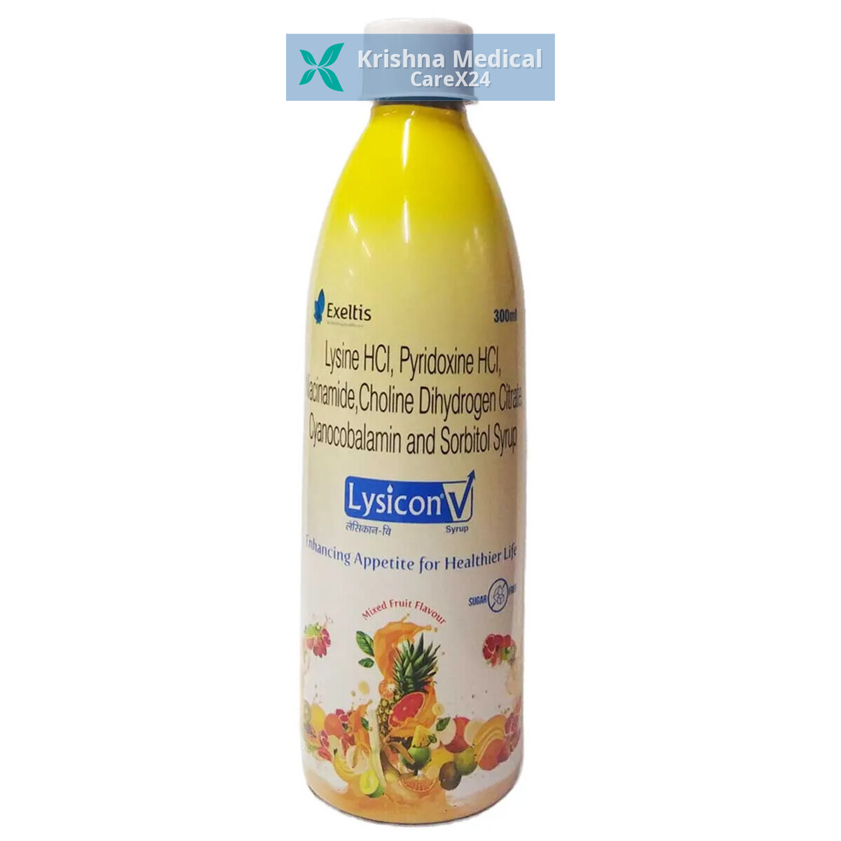Lysicon V Sugar Free Mixed Fruit Syrup