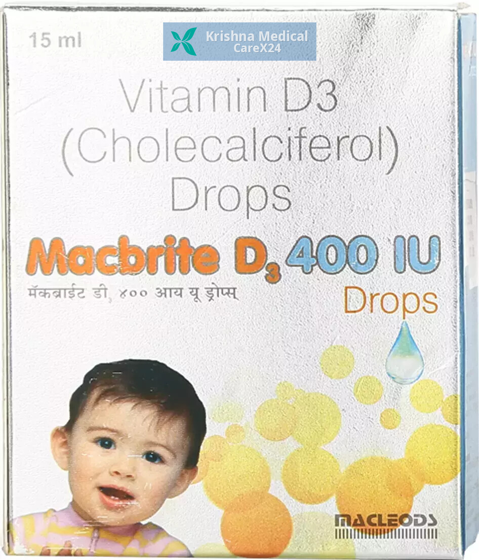 Macbrite D3 400IU Drop