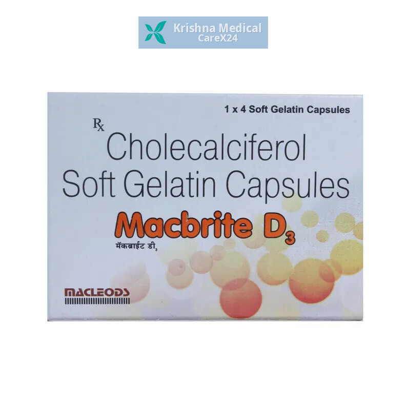 Macbrite D3 Soft Gelatin Capsule