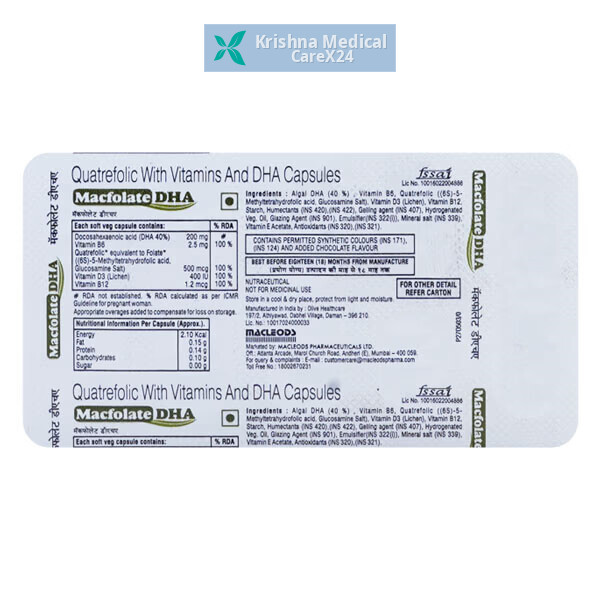 Macfolate DHA Softgel Capsule