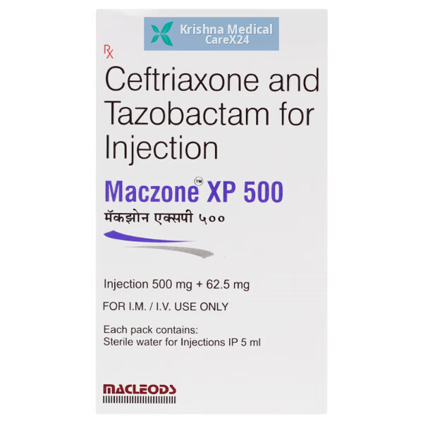 Maczone XP 500 mg/62.5 mg Injection