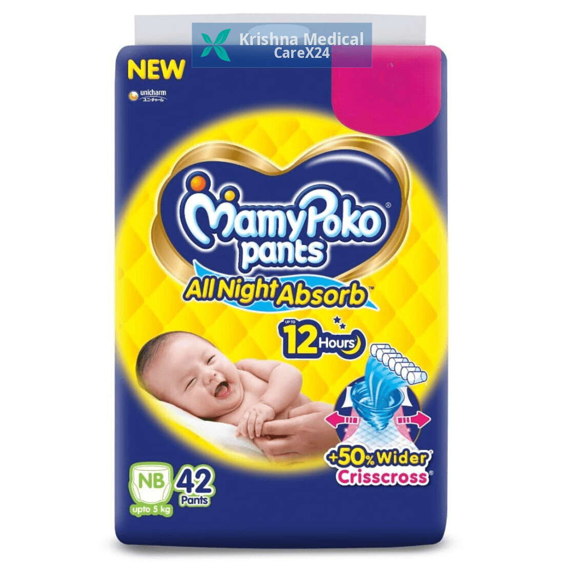 Mamypoko All Night Absorb Pants NB