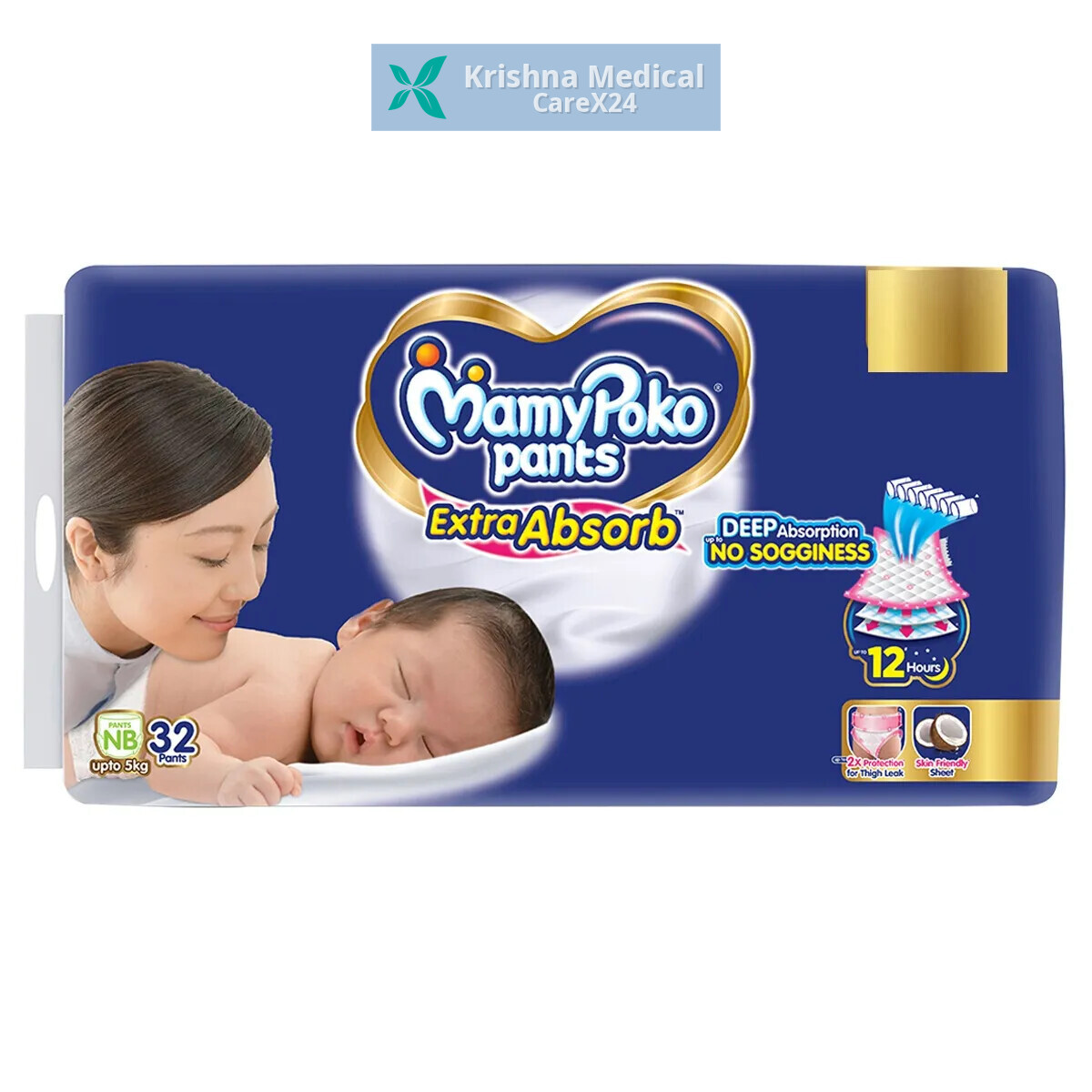 Mamypoko Extra Absorb Pants NB