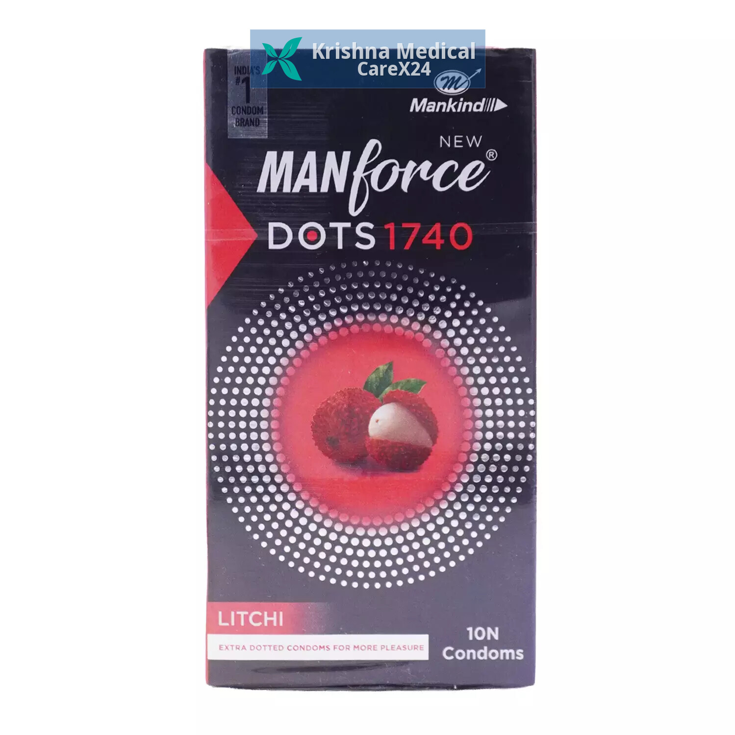 Manforce 1740 Dots Litchi Condoms