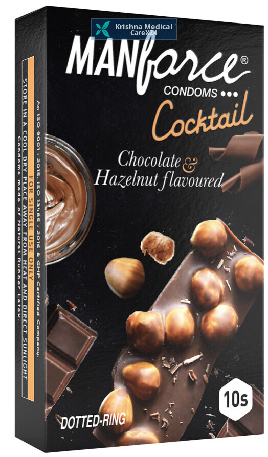 Manforce Cocktail Chocolate And Hazelnut Condoms