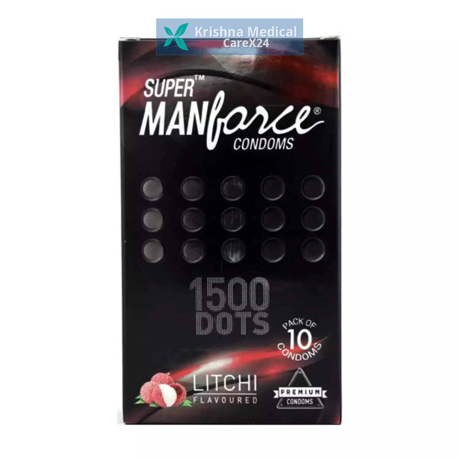 Manforce Super 1500 Dots Litchi Condoms