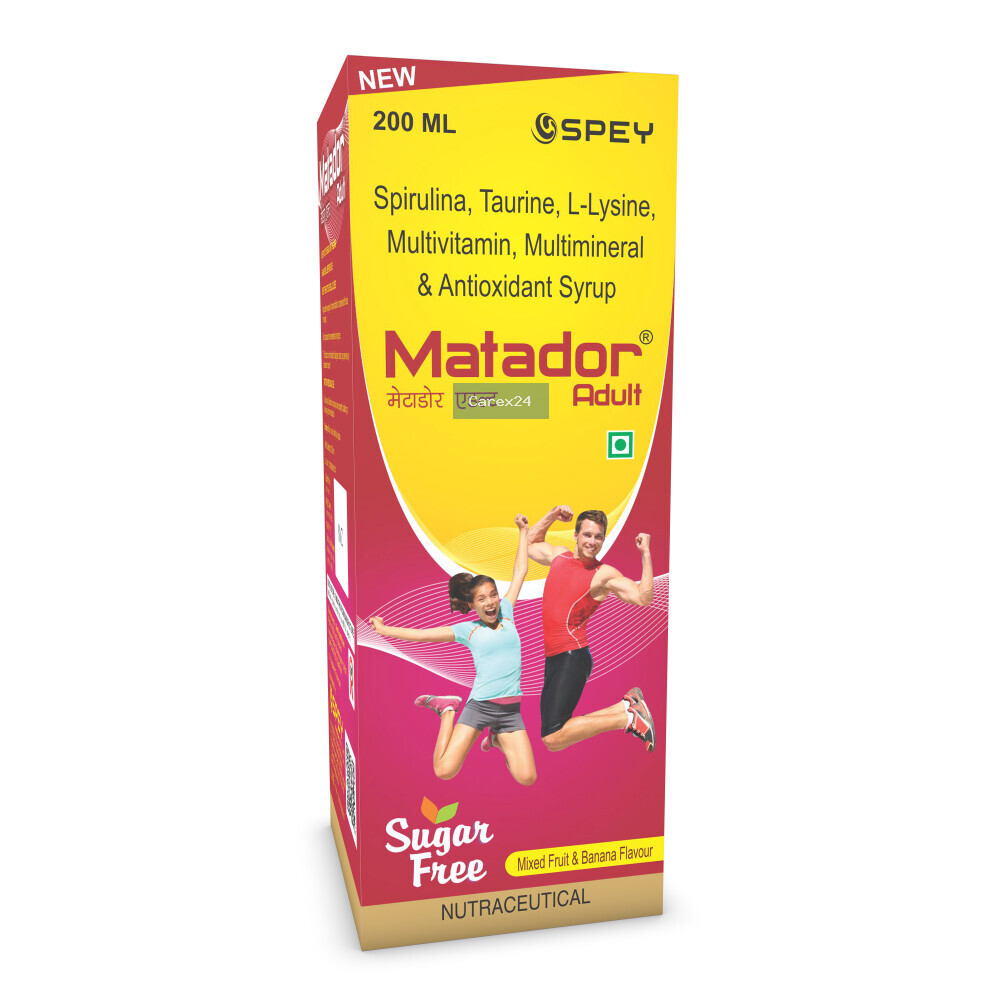 Matador Adult Sugar Free Syrup
