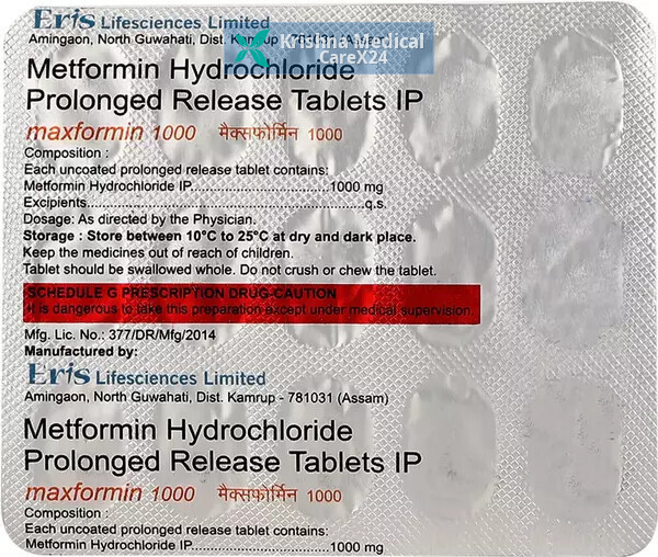 Max Formin 1000 Tablet