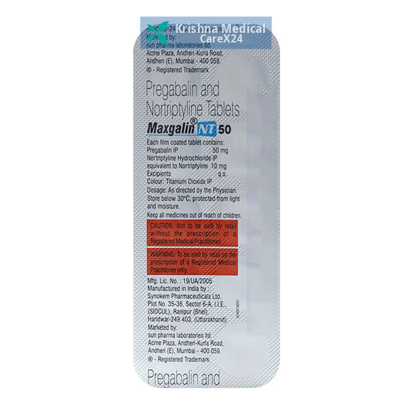 Maxgalin NT 50 Tablet