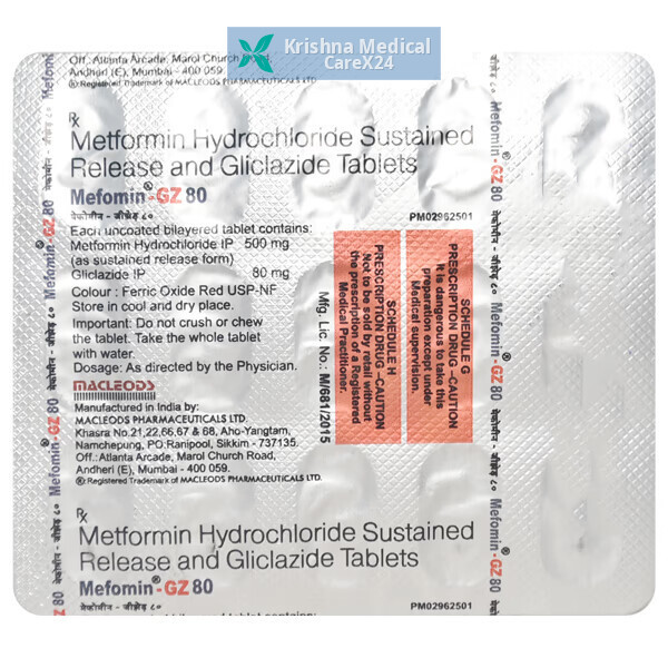 Mefomin GZ 80 Tablet