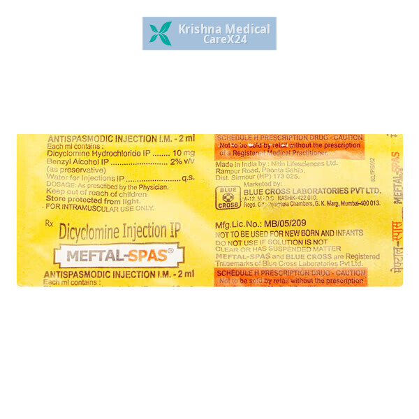 Meftal Spas Injection