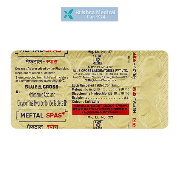 Meftal Spas Tablet
