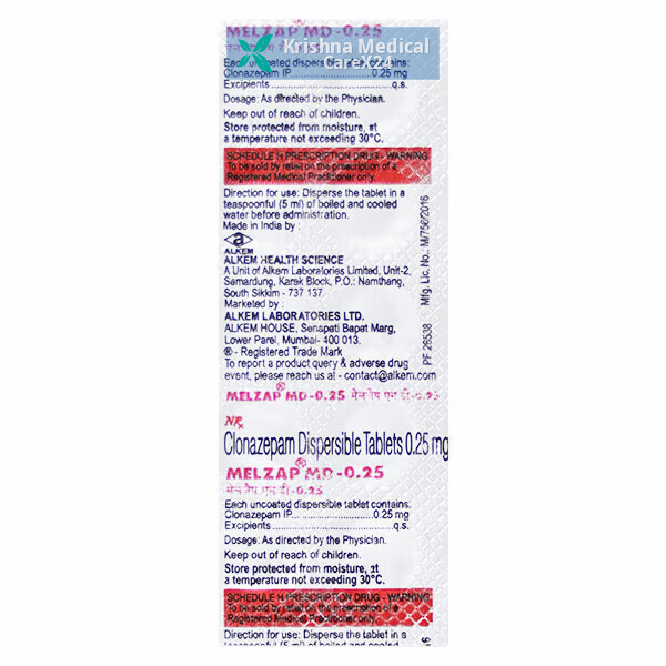 Melzap MD 0.25 Tablet