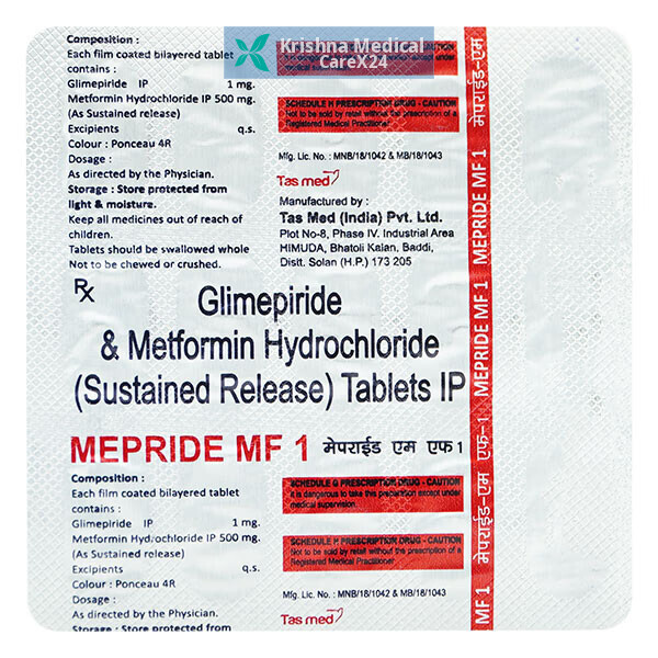 Mepride MF 1mg Tablet