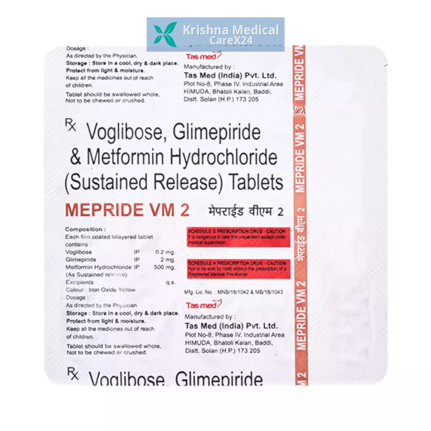 Mepride VM 2 Tablet