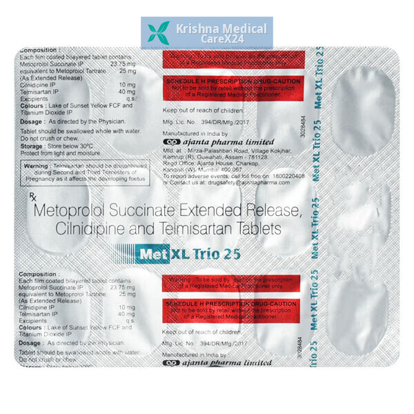 Met XL Trio 25 Tablet